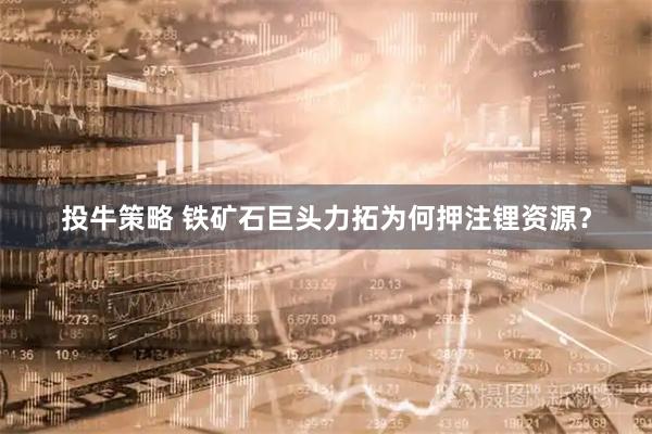 投牛策略 铁矿石巨头力拓为何押注锂资源？