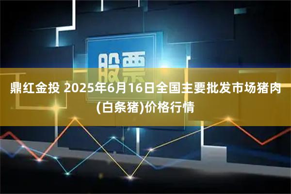 鼎红金投 2025年6月16日全国主要批发市场猪肉(白条猪)价格行情