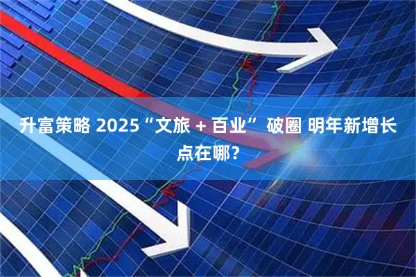 升富策略 2025“文旅 + 百业” 破圈 明年新增长点在哪？