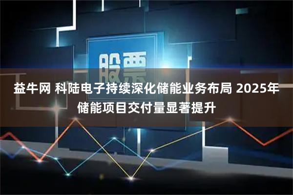 益牛网 科陆电子持续深化储能业务布局 2025年储能项目交付量显著提升